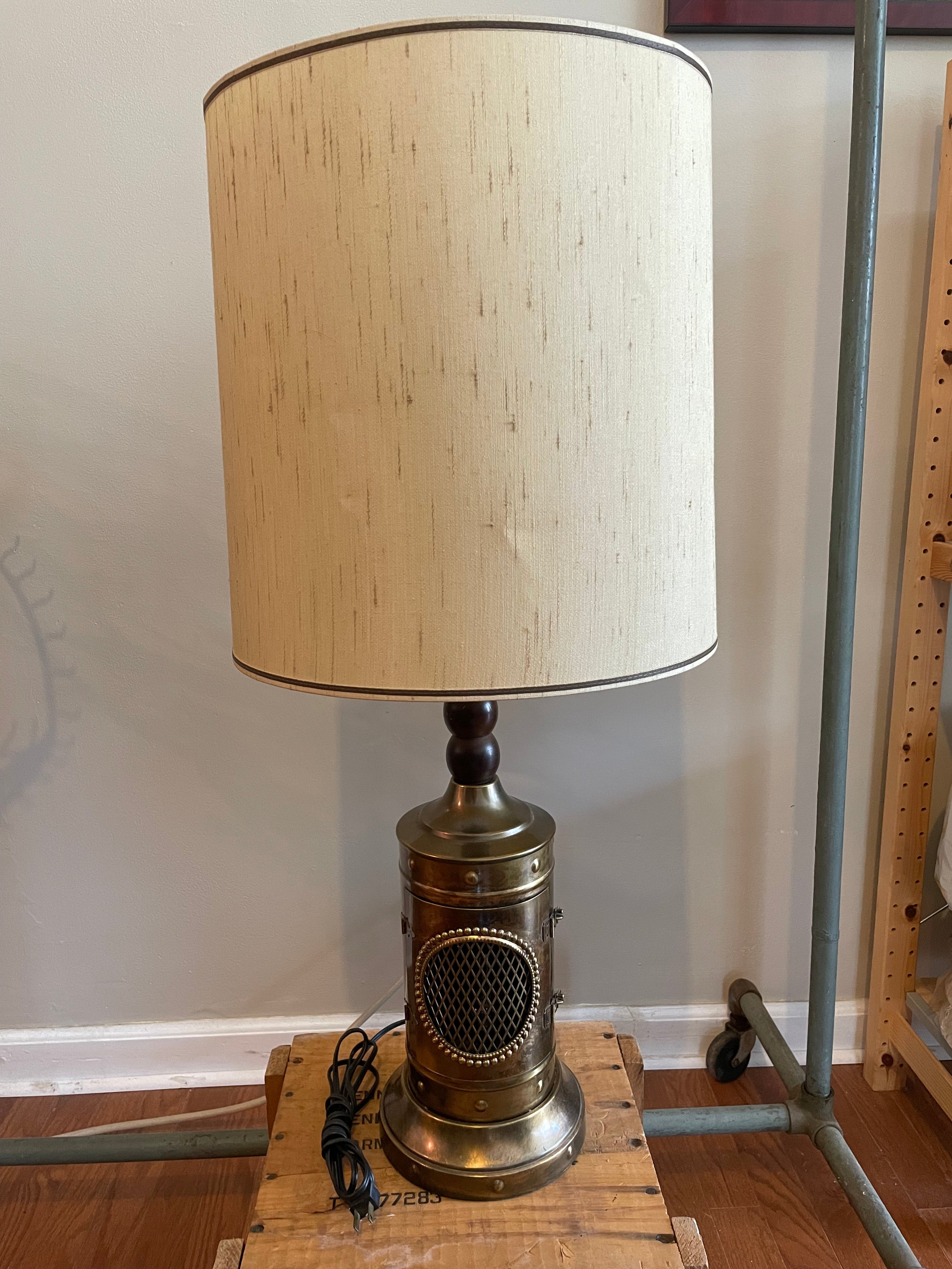 1980s Hurricane Style Lamp